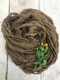 Jewelweed, heathered naturally dyed handspun yarn, 50 yards