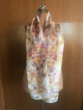 Flower Garden Potpourri hand dyed silk scarf