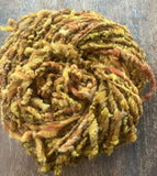 Maize - 20 yards nubbly handspun southdown wool art  yarn