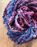 Rigamarole - handspun nubbly southdown reclaimed wool art yarn