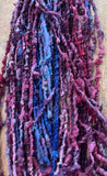 Rigamarole - handspun nubbly southdown reclaimed wool art yarn