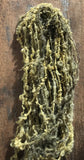 Goldenrod & Grey naturally dyed  Lincoln wool locks yarn, 50 yards