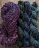 Jewel toned alpaca yarn lot - 350 yards, super soft!