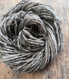 Mushroom grey/brown Shetland wool 50 yards handspun yarn
