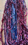 Rigamarole - handspun nubbly southdown reclaimed wool art yarn