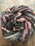 Pebble - 50 yards nubbly handspun southdown wool art  yarn