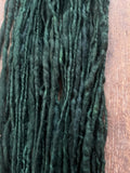 Evergreen, 50 yards handspun merino yarn