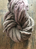 Moody Rose, heathered naturally dyed handspun yarn, 20 yards