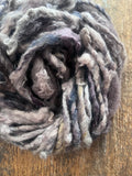 Logwood purple-grey naturally dyed luxury fiber art yarn, 20 yards