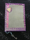 Glam purple boho art journal