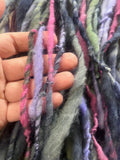 Superb - 50 yards blurple pink chunky squishy art yarn