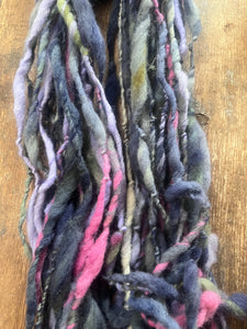 Superb - 50 yards blurple pink chunky squishy art yarn