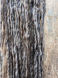 Two-tone brown Shetland handspun yarn, 50 yards