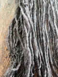 Mushroom grey/brown Shetland wool 50 yards handspun yarn