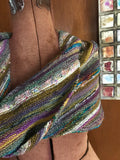 Jabberwocky - handknit scarf / wrap