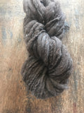 Brown corriedale handspun yarn, 50 yards corriedale wool