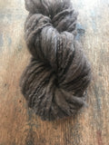 Brown corriedale handspun yarn, 50 yards corriedale wool