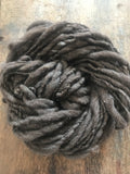 Brown corriedale handspun yarn, 50 yards corriedale wool