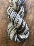 Johnny Jump Up 3 ply handspun yarn, 57 yards