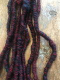 Oracle wrapped art yarn coils, 4 yards