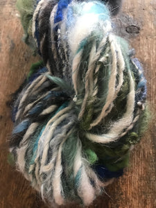 Selkie - handspun self striping art yarn