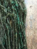 Mossy Green corriedale wool yarn, 50 yards