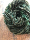 Mossy Green corriedale wool yarn, 50 yards