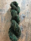 Mossy Green corriedale wool yarn, 50 yards