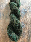 Mossy Green corriedale wool yarn, 50 yards