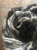 Icelandic black and white yarn, 50 yard