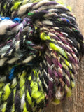 Controlled Chaos, smoked plum edition: 50 yards bulky art yarn