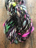 Controlled Chaos, smoked plum edition: 50 yards bulky art yarn