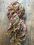 Shilly-shally - 20 yards nubbly handspun southdown wool art  yarn