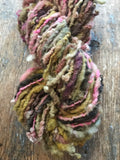 Shilly-shally - 50 yards nubbly handspun southdown wool art  yarn