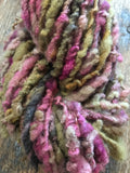 Shilly-shally - 20 yards nubbly handspun southdown wool art  yarn