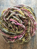 Shilly-shally - 50 yards nubbly handspun southdown wool art  yarn