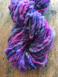 Gobsmacked - 50 yards nubbly handspun southdown wool art  yarn