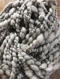 Misty Morn  - jumbo grey handspun, 28 yards