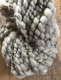 Misty Morn  - jumbo grey handspun, 36 yards