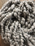 Misty Morn  - jumbo grey handspun, 36 yards