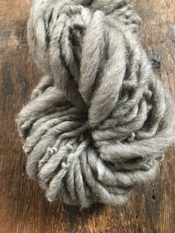 Fog - Natural grey handspun, 20 yards