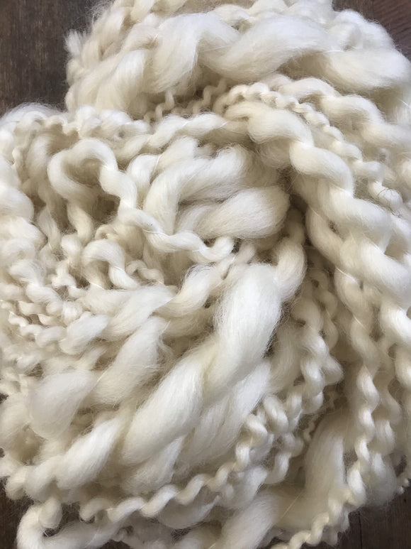 Snowdrift yarn 20 yards ultra chunky handspun