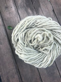 Pale green mullein naturally dyed yarn, 50 yards