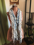 Ice Queen, handknit scarf