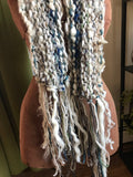 Ice Queen, handknit scarf