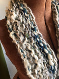 Ice Queen, handknit scarf