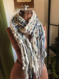 Ice Queen, handknit scarf