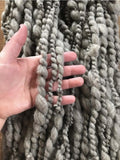 Misty Morn  - jumbo grey handspun, 50 yards