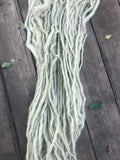 Pale green mullein naturally dyed yarn, 50 yards