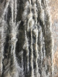 Natural grey alpaca handspun yarn, 20 yards